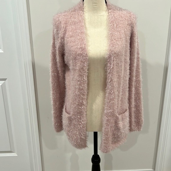 Westport Sweaters - Dressbarn Westport Eyelash Open Cardigan
